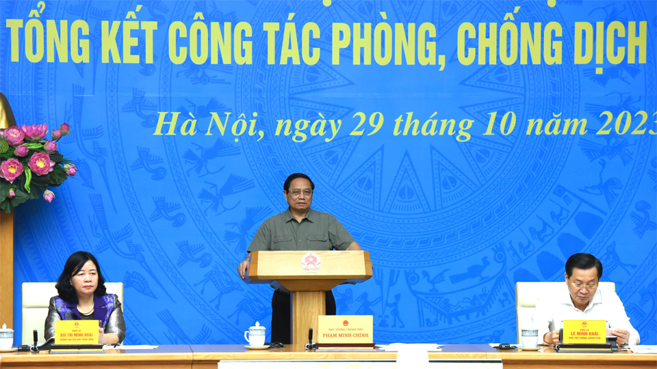 Thủ tướng Phạm Minh Chính chủ trì Hội nghị trực tuyến toàn quốc tổng kết 3 năm phòng, chống dịch Covid-19