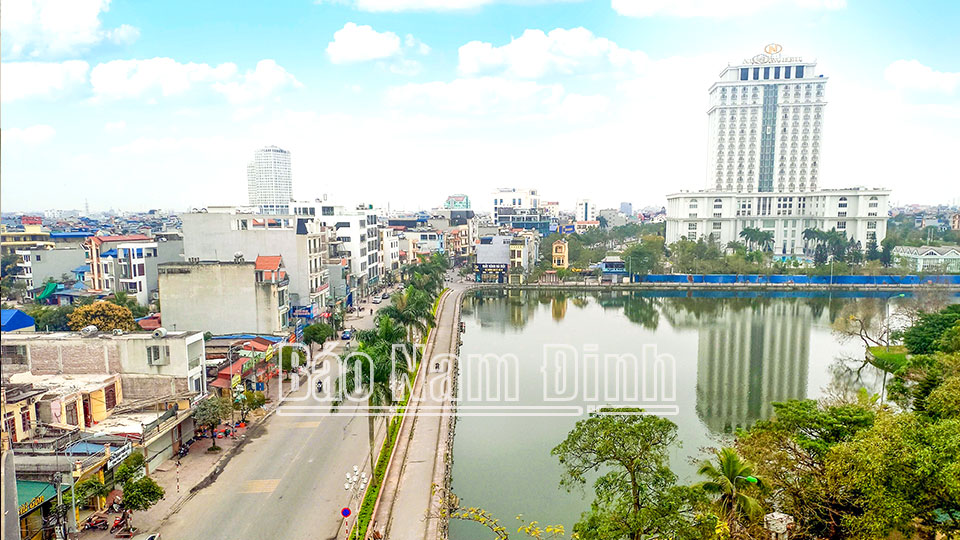 Diện mạo thành phố Nam Định ngày càng khởi sắc.
Ảnh: Lam Hồng