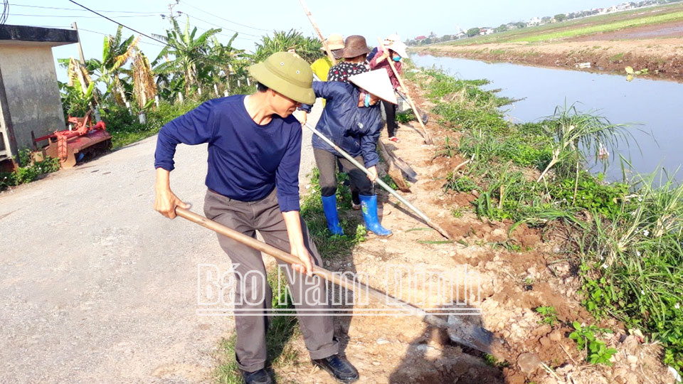 Hội Nông dân xã Giao Tiến 
đẩy mạnh các phong trào thi đua