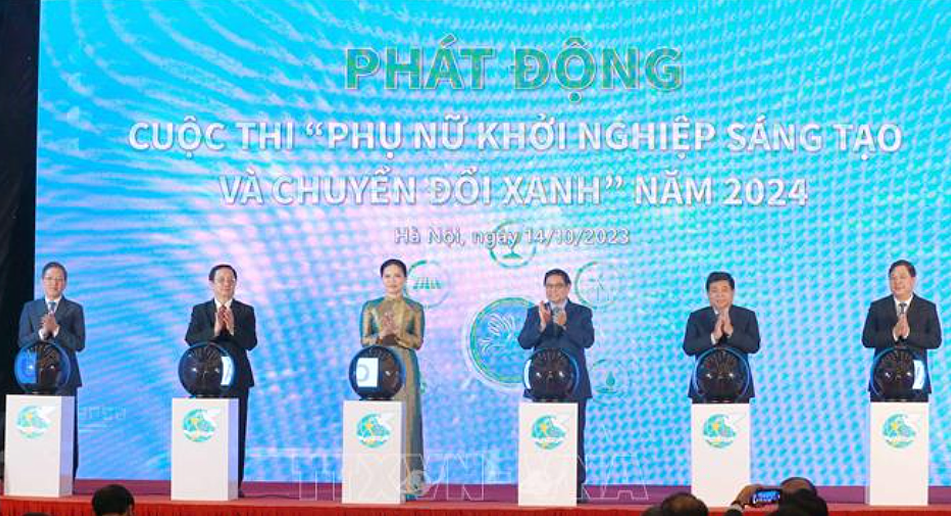 Trao giải Cuộc thi “Phụ nữ khởi nghiệp, phát huy tài nguyên bản địa” năm 2023 và phát động Cuộc thi "Phụ nữ khởi nghiệp sáng tạo và chuyển đổi xanh" năm 2024