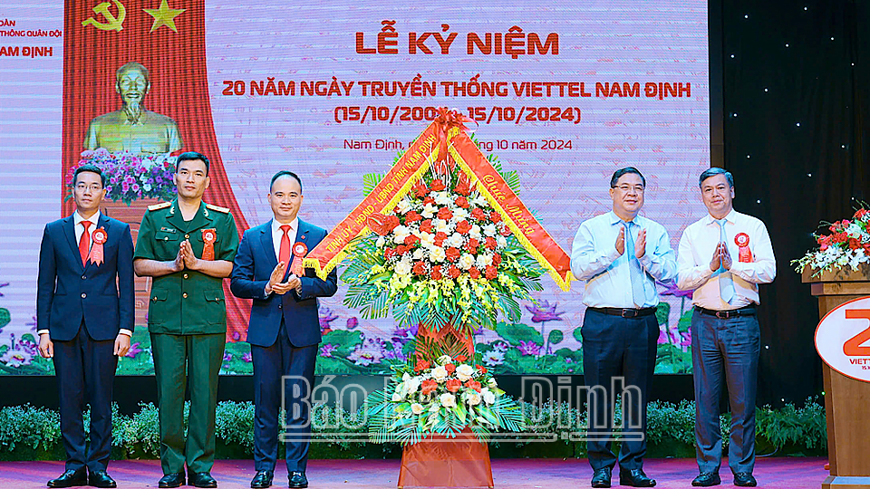 Viettel Nam Định kỷ niệm 20 năm ngày truyền thống