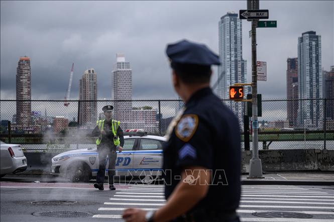 Cảnh sát tuần tra tại New York, Mỹ. Ảnh minh họa: AFP/TTXVN
