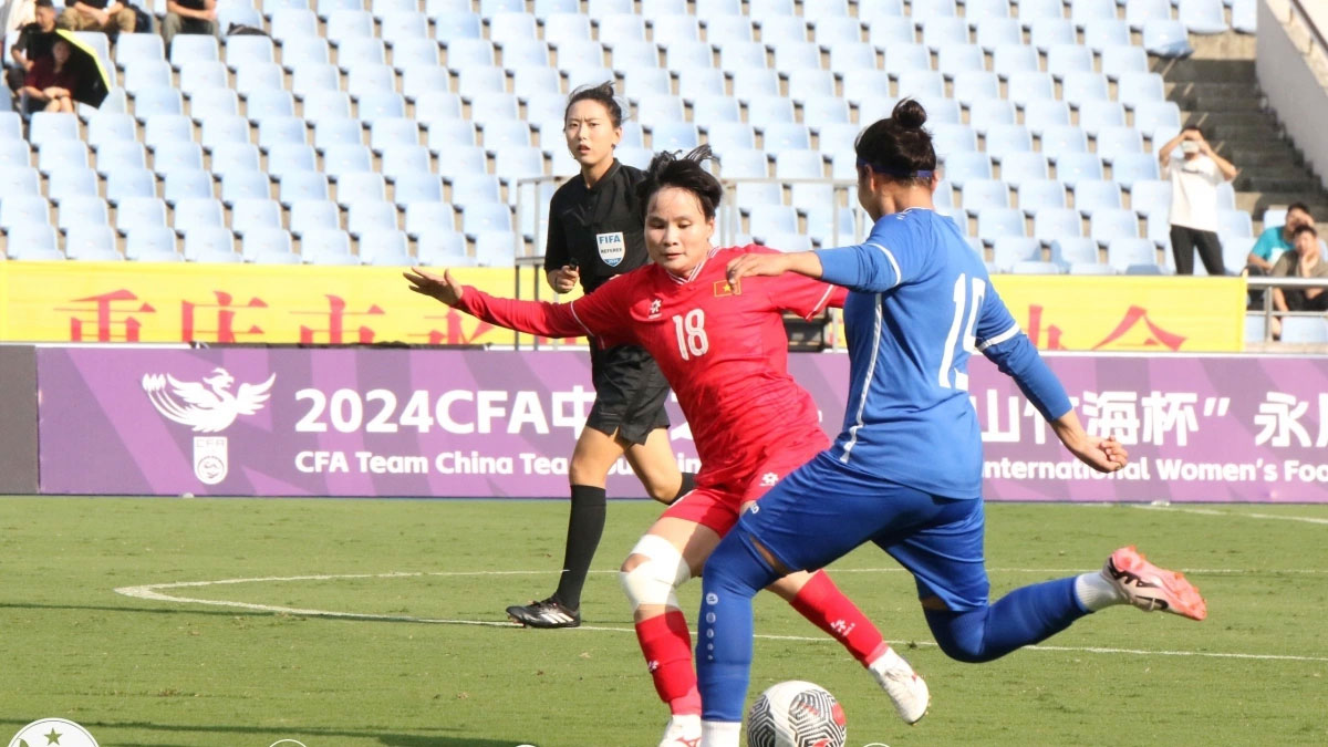 ĐT nữ Việt Nam đã có chiến thắng 2-0 trước Uzbekistan.