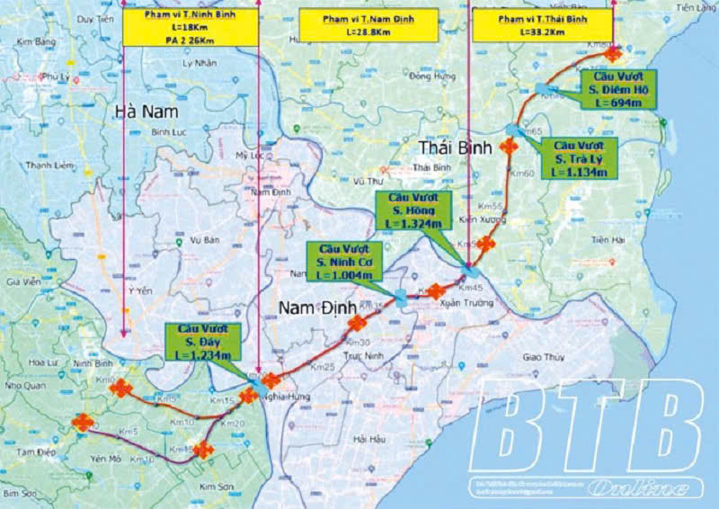 Nam Định -   Thái Bình nỗ lực hợp tác khởi công dự án cao tốc gần 20 nghìn tỷ đồng