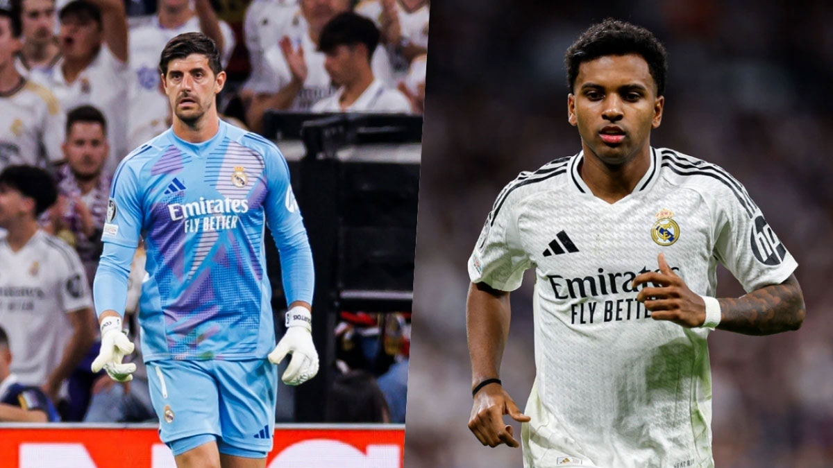 Real Madrid vắng thủ môn Thibaut Courtois và tiền đạo Rodrygo Goes ở trận gặp Barca (Ảnh: RMFC).