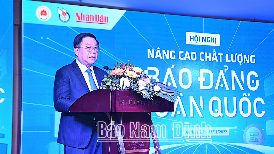 Khai mạc Hội nghị "Nâng cao chất lượng báo Đảng toàn quốc"