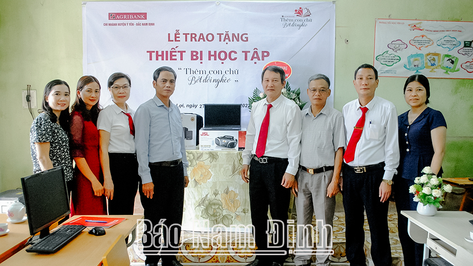 Hiệu quả chương trình "Thêm con chữ, bớt đói nghèo" của Agribank Bắc Nam Định