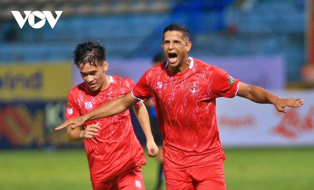 Hải Phòng thắng đậm Hà Nội FC tại vòng 2 V-League 2023/2024.