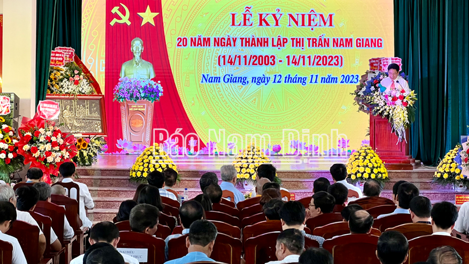 Quang cảnh lễ kỷ niệm. 