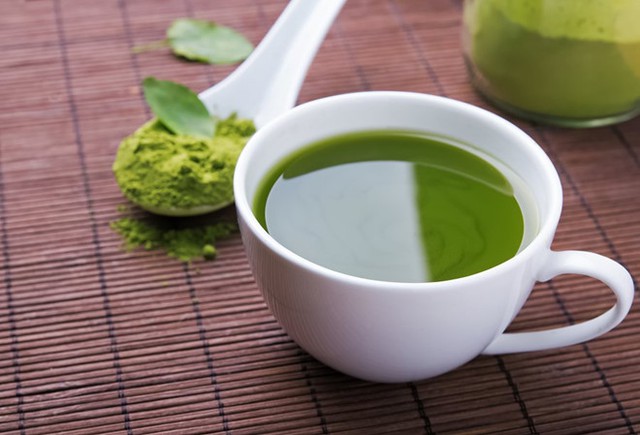 Trà matcha giàu chất chống oxy hóa.