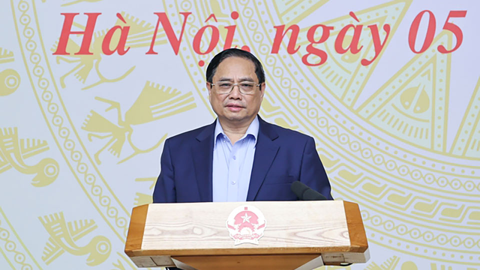 Thủ tướng Chính phủ Phạm Minh Chính phát biểu khai mạc hội nghị 