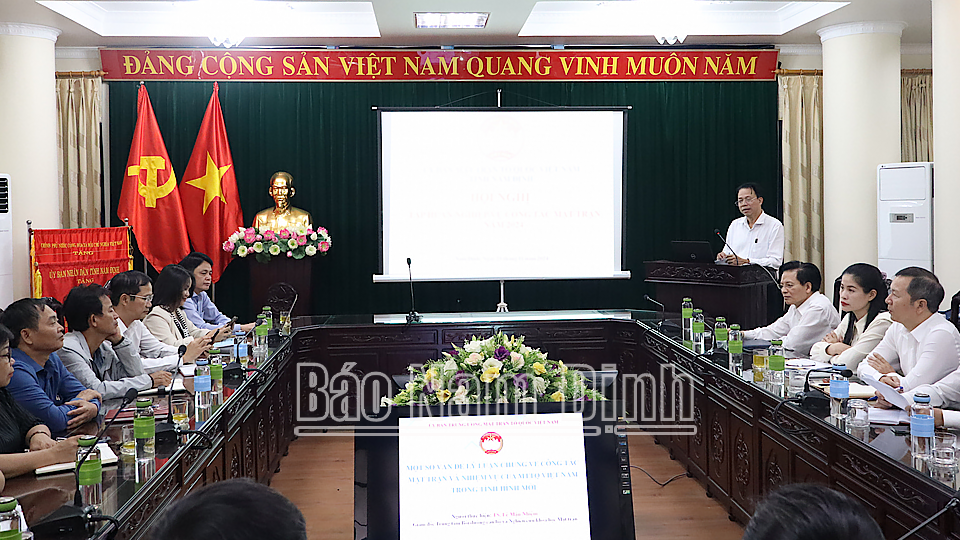 Tập huấn nghiệp vụ công tác Mặt trận năm 2024