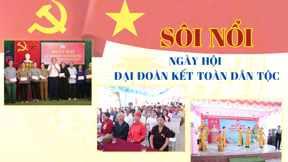 Sôi nổi Ngày hội Đại đoàn kết toàn dân tộc