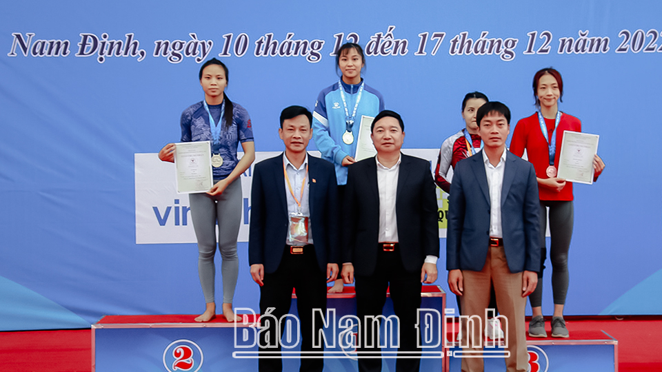 Đoàn thể thao Nam Định giành 3 Huy chương Vàng, 1 Huy chương Bạc môn Jujitsu tại Đại hội Thể thao toàn quốc lần thứ IX-2022