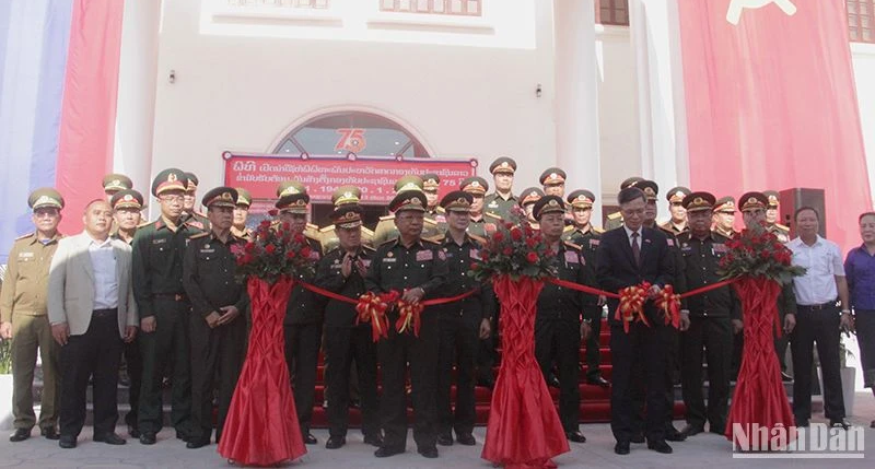 Hoàn thành tu bổ, nâng cấp Bảo tàng lịch sử Quân đội nhân dân Lào