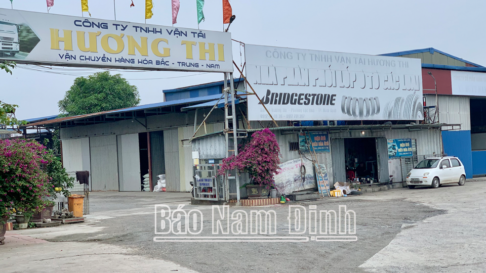 Các công trình Công ty TNHH Một thành viên Hương Thi đầu tư xây dựng tại khu đất Bến xe ô tô Nam Định của Công ty Cổ phần Vận tải ô tô Nam Định.
