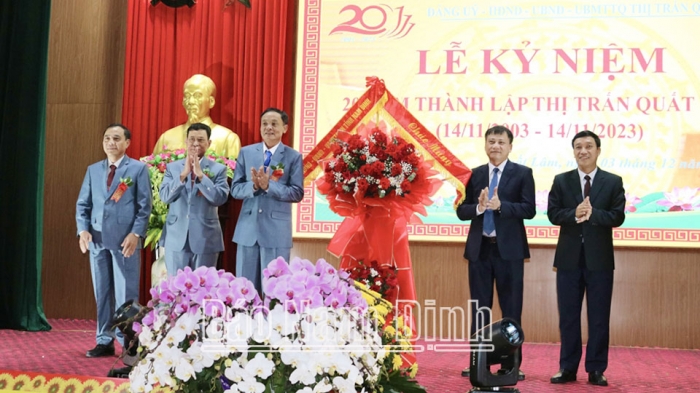 Thị trấn Quất Lâm kỷ niệm 20 năm thành lập