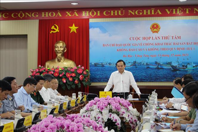 Phó Thủ tướng Chính phủ Trần Lưu Quang phát biểu. 