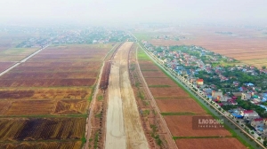 Tuyến đường gần 6.000 tỉ đồng ở Nam Định thành hình sau gần 1 năm thi công