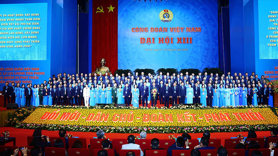 Đại hội XIII Công đoàn Việt Nam thành công tốt đẹp