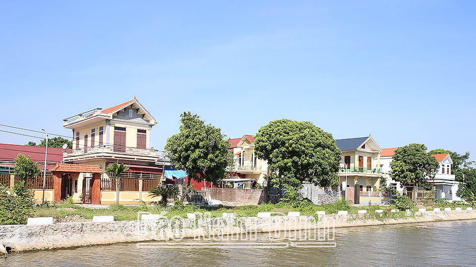 Làng quê xã Yên Phong.