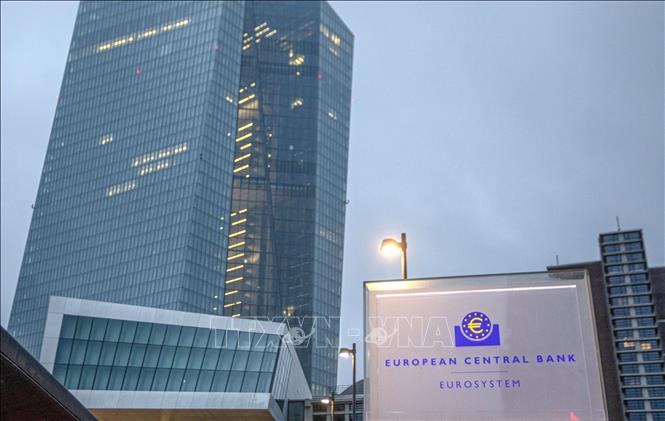 Trụ sở ECB tại Frankfurt am Main, Đức. Ảnh: AFP/TTXVN
