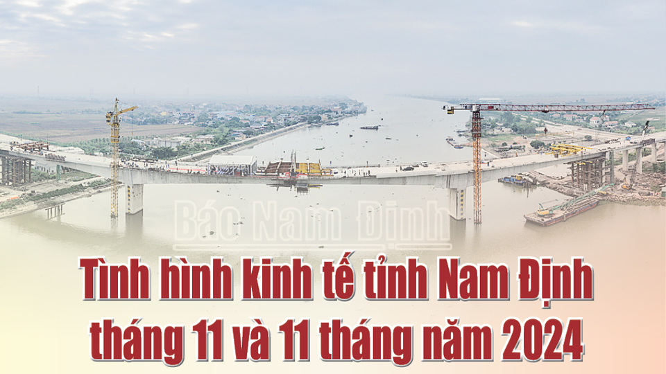 Tình hình kinh tế tỉnh Nam Định tháng 11 và 11 tháng năm 2024