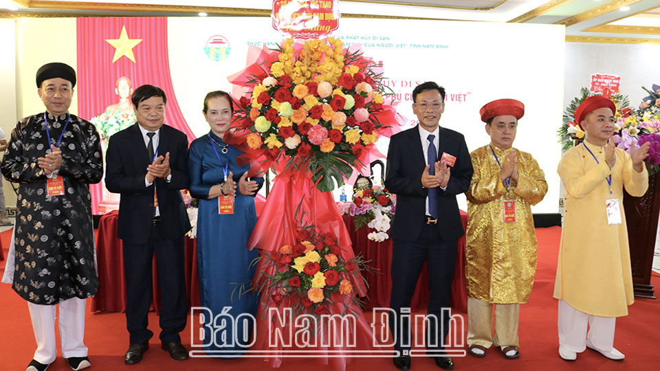 Đại hội Hội Bảo vệ và phát huy di sản “Thực hành tín ngưỡng thờ Mẫu Tam phủ của người Việt” tỉnh lần thứ II, nhiệm kì 2024-2027