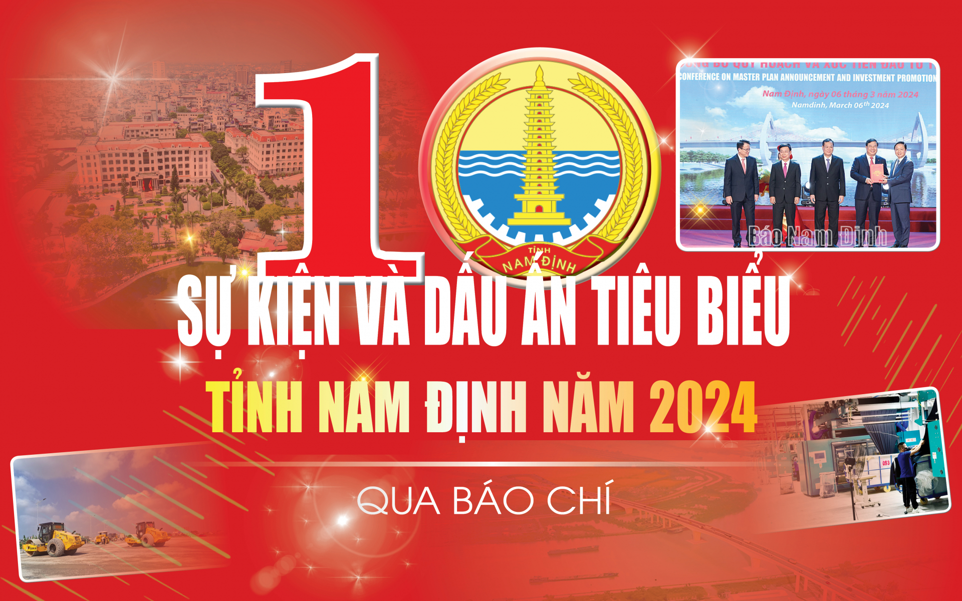 10 Sự kiện và dấu ấn tiêu biểu tỉnh Nam Định năm 2024 qua báo chí