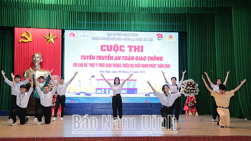 Hải Hậu tổ chức cuộc thi tuyên truyền an toàn giao thông cho học sinh