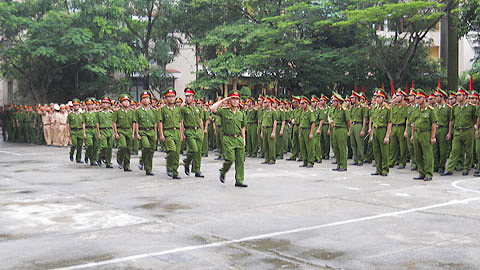 Công an Thành phố Nam Định phát động phong trào thi đua "Vì an ninh Tổ quốc" năm 2014