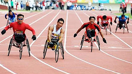 Khai mạc Asean Para Games 7 Mi-an-ma năm 2014: Khát vọng vượt lên chiến thắng số phận