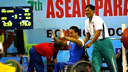ASEAN Para Games 7 Mi-an-ma năm 2014: Ðoạt 22 HCV, đoàn Việt Nam nằm trong tốp ba đoàn dẫn đầu