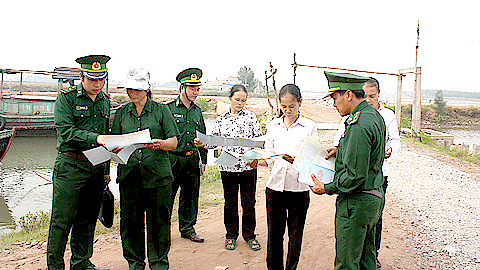 Hiệu quả chương trình phối hợp hoạt động giữa  Bộ đội Biên phòng và Hội LHPN tỉnh