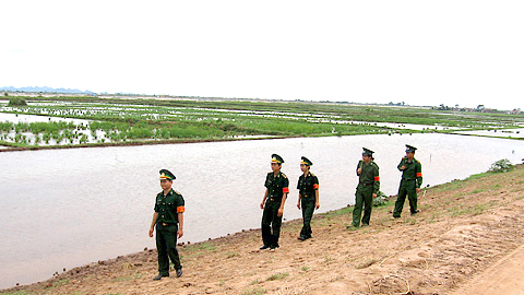 Đồn Biên phòng Ngọc Lâm đẩy mạnh phong trào thi đua quyết thắng