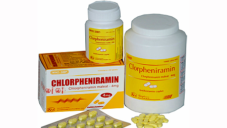 Cảnh giác với tác dụng an thần của chlopheniramin