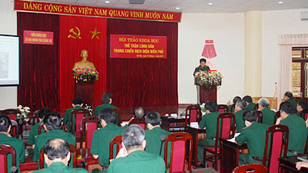 Hội thảo khoa học &quot;Thế trận lòng dân trong Chiến dịch Điện Biên Phủ&quot;