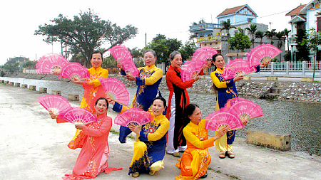 Nghĩa Phong phát triển phong trào văn nghệ quần chúng