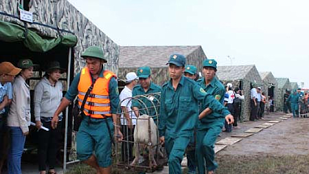 Thành phố Nam Định diễn tập phòng chống thiên tai