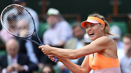 Thắng ngược Bouchard, Sharapova vào chung kết Pháp mở rộng