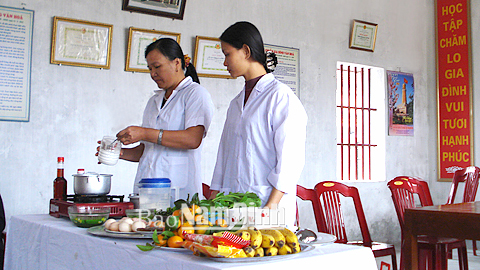 Công tác phòng, chống suy dinh dưỡng trẻ em ở Hải Hậu