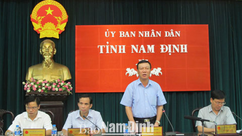 Ủy ban nhân dân tỉnh triển khai nhiệm vụ trọng tâm tháng 8-2014