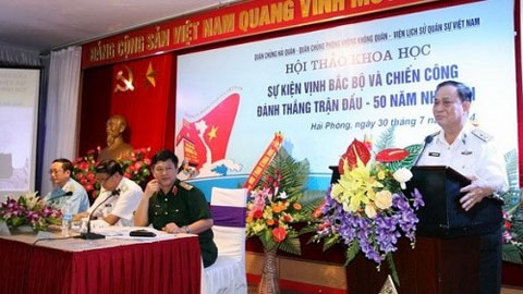 Hội thảo khoa học về sự kiện Vịnh Bắc Bộ và chiến công đánh thắng trận đầu