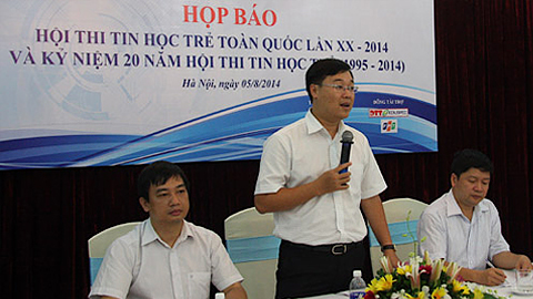 239 thí sinh dự Hội thi Tin học trẻ toàn quốc lần XX - năm 2014