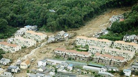 Sạt lở đất ở Nhật Bản, hàng chục người thiệt mạng và mất tích