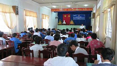 Tập huấn chuyển giao tiến bộ khoa học kỹ thuật  cho thanh niên nông thôn