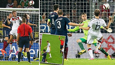 Vòng loại Euro 2016: Đức thắng khó khăn Scotland, Bồ Đào Nha thất trận trên sân nhà