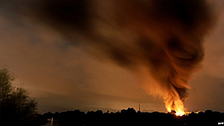 Đức: Nổ lớn tại nhà máy hóa chất