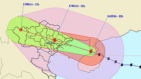 Bão số 3 giật cấp 16, cách bờ biển Hải Phòng – Quảng Ninh khoảng 320km