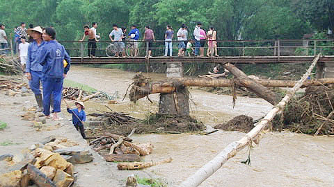 Lũ quét gây thiệt hại nặng nề ở Lào